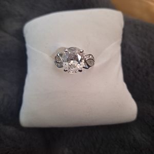 Faux Diamond Ring